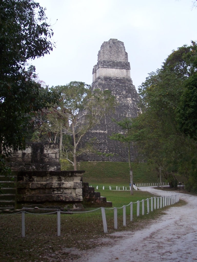 Tikal Ruins, Guatemala, Central America, pyramid
