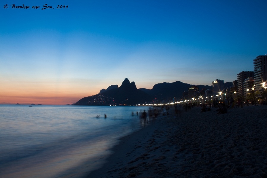 Ipanema Beach Sunset