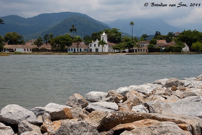 The Old Church in Paraty, Brazil