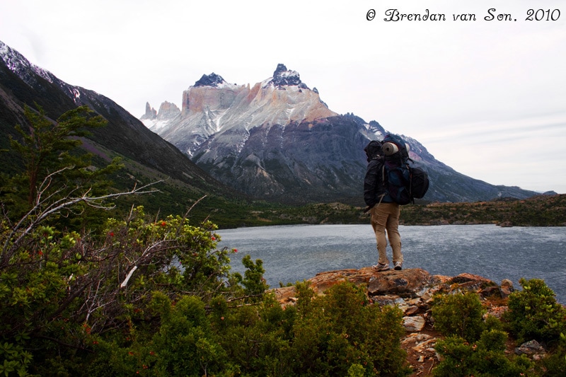 backpack, travel, backpacking, torres del paine