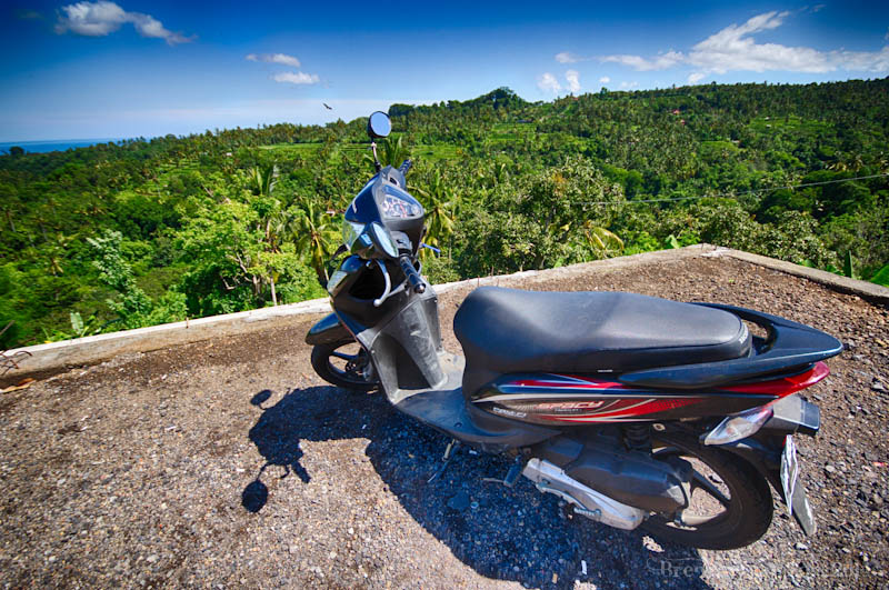 Scooter in Bali