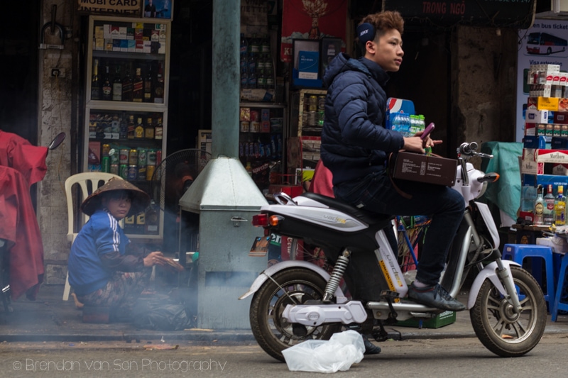 Scooter in Hanoi