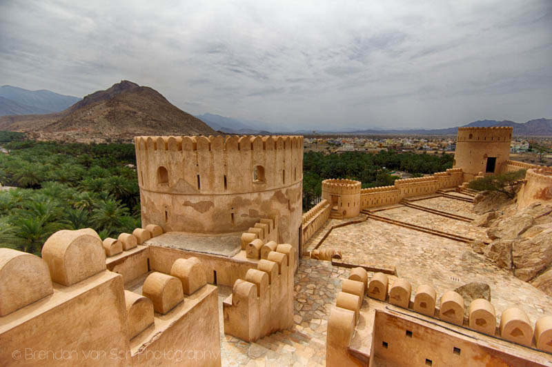 From the top of Nakhal Fort, Oman