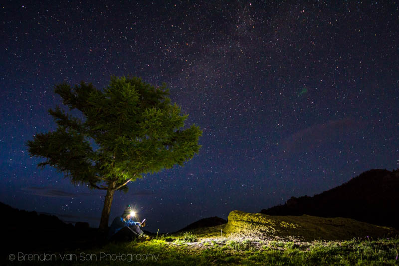 stars in Terelj National Park