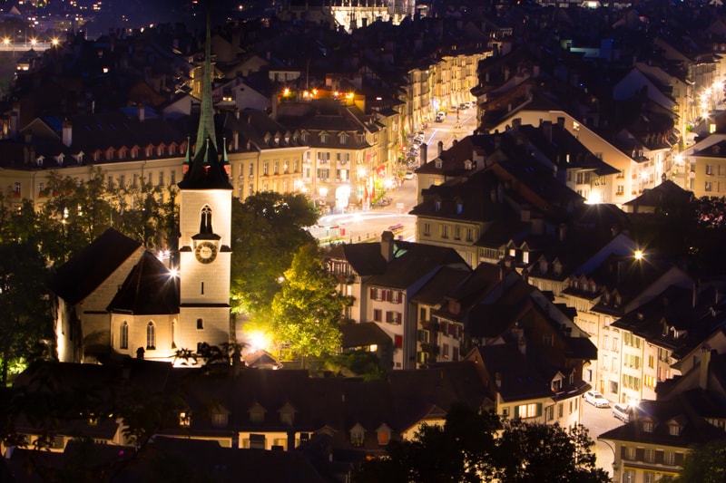 Bern, Switzerland, Photography, night