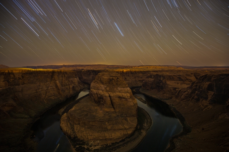 Horseshoe Bend Star Photography