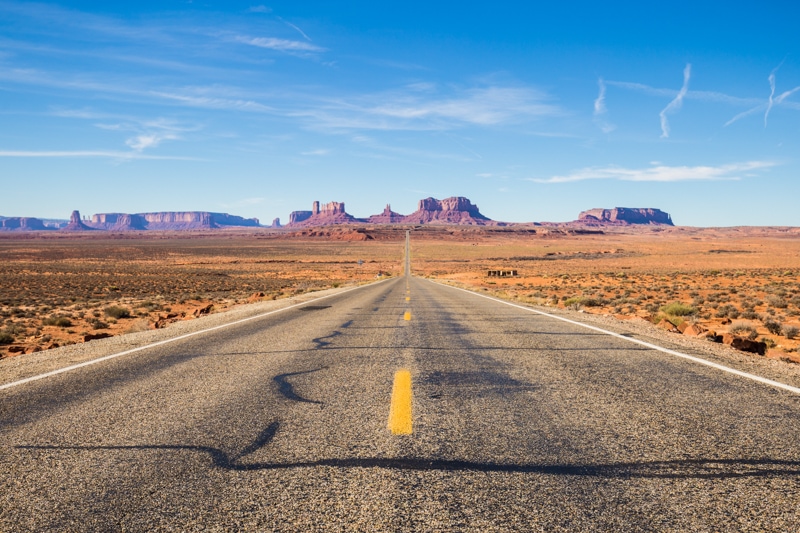 Forrest Gump's Road, Monument Valley