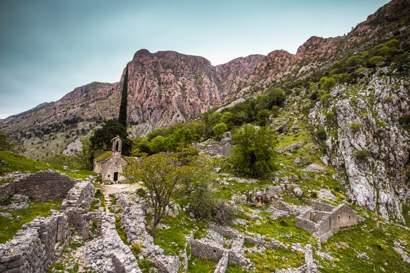 Grass Roofed Church Kotor