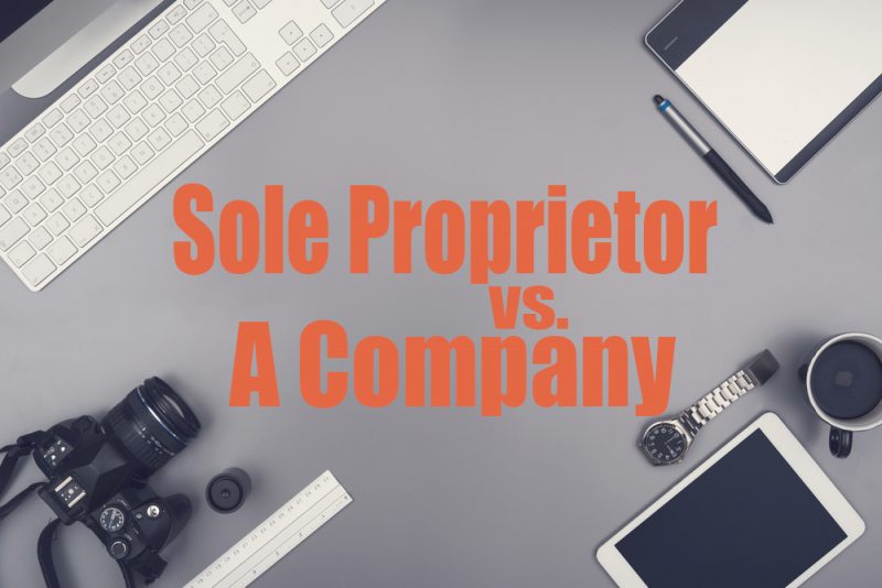 Sole Proprietor vs company