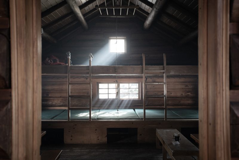 Elizabeth Parker Hut near lake o'hara