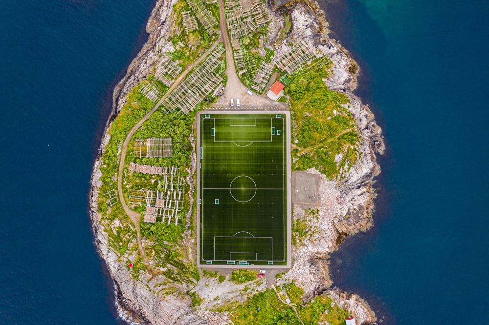 Henningsvær soccer field