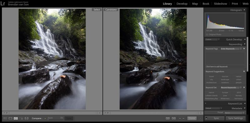 polarizer before and after