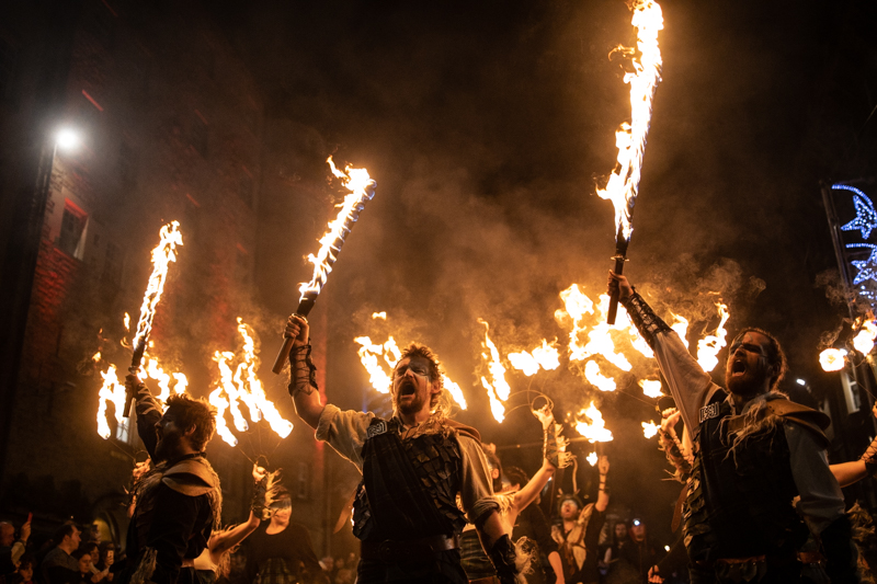 Hogmanay torchlight procession