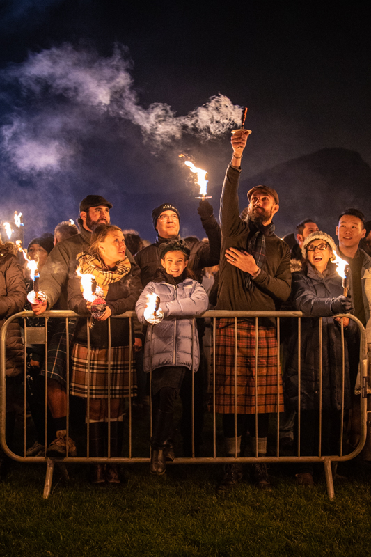 Hogmanay torchlight procession